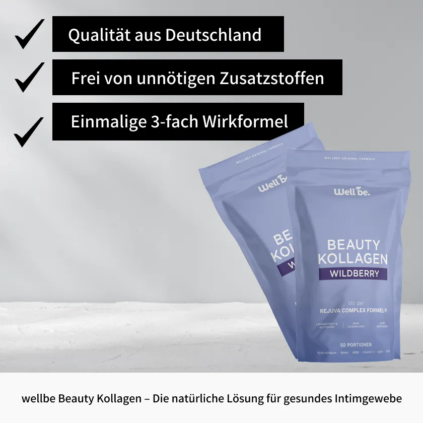 wellbe Beauty Kollagen – die natürliche Lösung für gesundes Intimgewebe