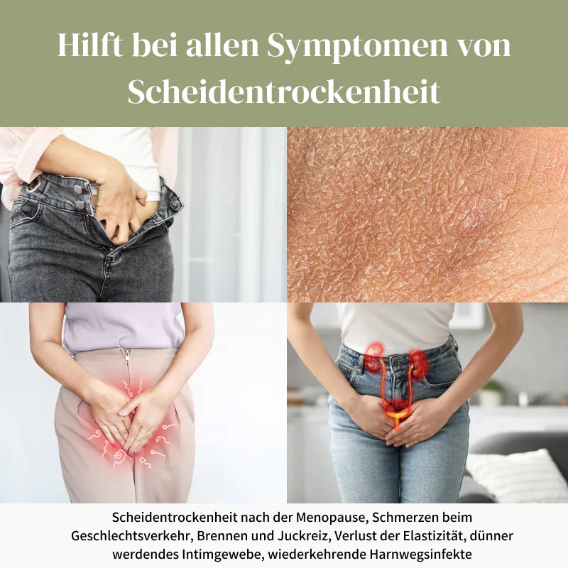 Hilft bei allen Symptomen von Scheidentrockenheit